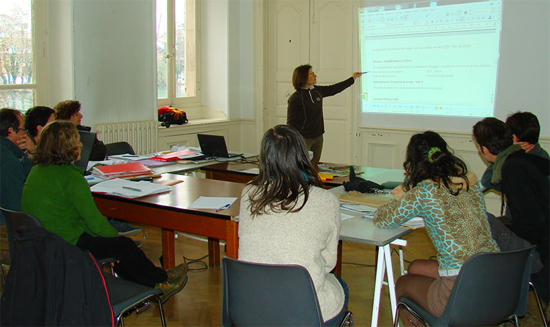réunion de travail du réseau